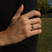 Anillo Damiani Mujer MINOU FULL PAVE' in Platino Diamante 0.26 Ct 20091057 - 20091057